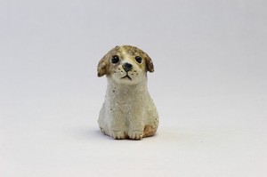 Shigaraki ware Animal Ornament Puppy M Made in Japan