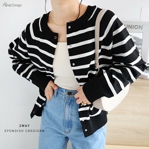 スポンディッシュ 前後2way ニット カーディガン