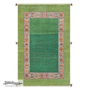 ギャッベ　ペルシャ　イラン　オーガニックウール　絨毯　ラグサイズM（約150×200cm）　G945　135×208cm