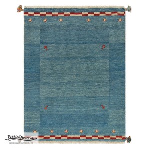 ギャッベ ペルシャ イラン オーガニックウール 絨毯 ラグ 玄関マットLL（約75×120cm）G190　76×100cm