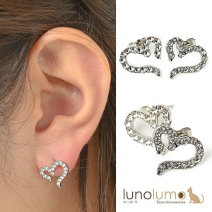Pierced Earringss sliver Sparkle Presents Rhinestone Ladies' Simple