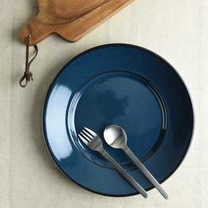 Mino ware Main Plate Blue Western Tableware 26m Made in Japan