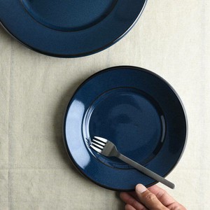 Mino ware Main Plate Blue Western Tableware 21cm Made in Japan