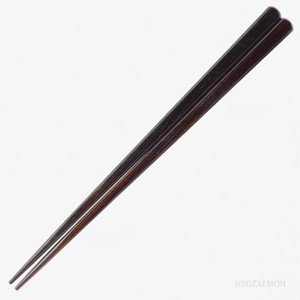 うるし太箸　「一半」　黒／赤　23.5cm【日本製】