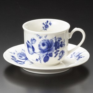 美浓烧 茶杯盘组/杯碟套装 复古 日本制造