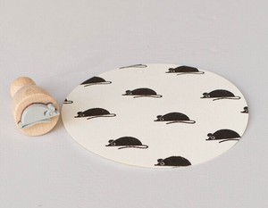 ［輸入スタンプ ］Perlenfischerコーン型スタンプ （M）ネズミ ねずみ 動物 干支 年賀状 手帳