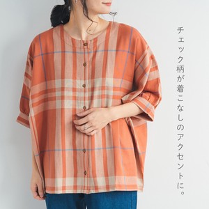 Button-Up Shirt/Blouse 7/10 length
