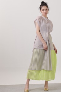 Skirt Pleats Skirt Bicolor