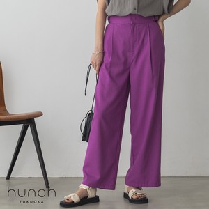 Full-Length Pant Waist Canvas Spring/Summer Linen-blend 2023 New