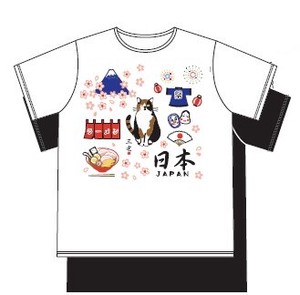 モテナシミヤケTシャツL『猫グッズ』