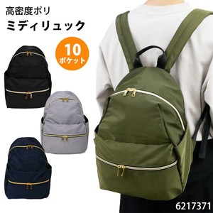 Backpack Lightweight Pocket black Multi-Storage Ladies'