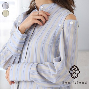 Button Shirt/Blouse Stripe 3-way