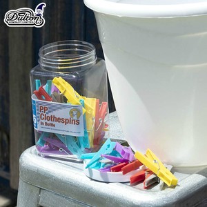 35pcs PP Clothespins in bottle