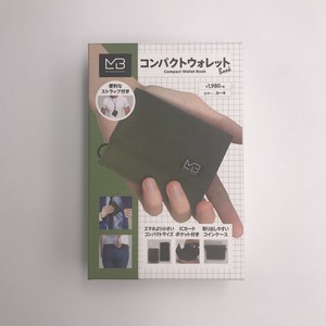 MOTTAKE BAGGAGE コンパクトウォレット カーキ※日本国内のみの販売