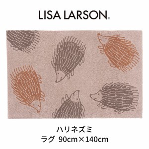 LISALARSON リサ・ラーソン 北欧 新生活インテリア 日本製 ハリネズミ ラグ 90×140cm