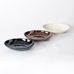 Mino ware Plate Takumi-no-waza 3-colors Made in Japan