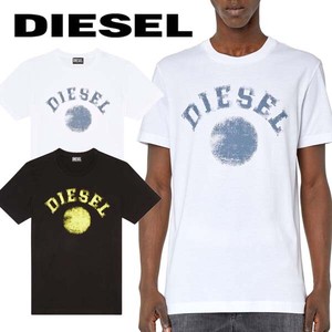 DIESEL メンズ 半袖 BLACK/WHITE ディーゼル