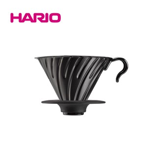 『HARIO』　1〜4杯用　V60メタルドリッパー　マットブラック VDMR-02-MB（ハリオ）
