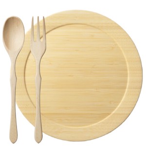 Divided Plate White Cutlery