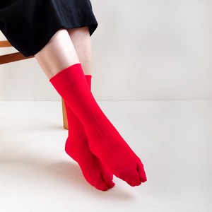 Crew Socks Tabi Socks Socks Ladies Spring/Summer Made in Japan