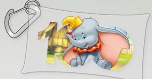 化妆包 Dumbo小飞象 透明 Disney迪士尼