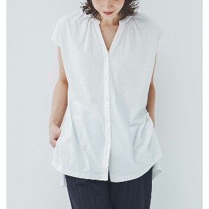 Button Shirt/Blouse Tunic Front Organic Cotton