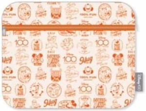 【SALE50*】□【即納】【ロット1】ディズニー 100周年 Happy Faces PCケース オレンジ
