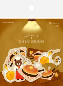 【予約販売】カフェムーン　和紙フレークシール　パンケーキ