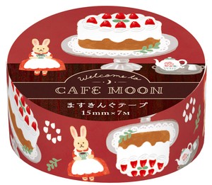 【予約販売】カフェムーン　ますきんぐテープ　ケーキ