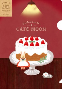 【予約販売】カフェムーン　A5クリアファイル　ケーキ