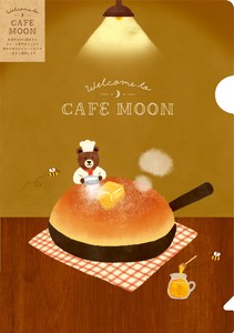 【予約販売】カフェムーン　A5クリアファイル　パンケーキ