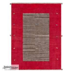 ギャッベ　ペルシャ　イラン　オーガニックウール　絨毯　ラグサイズL (約165×240cm）　G96　169×227cm