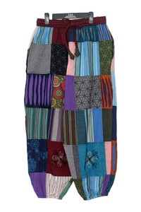 Full-Length Pant Patchwork Embroidered