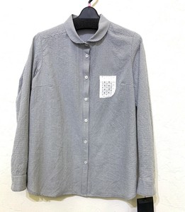 Button Shirt/Blouse Pocket Checkered
