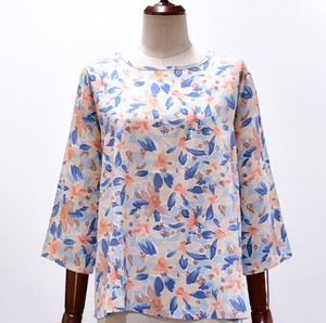Tunic Tunic Floral Pattern Wide