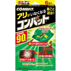 大日本除虫菊(金鳥) アリがいなくなるコンバット 6個入