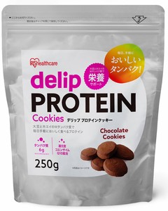 【アイリスオーヤマ ヘルスケア　健康食品】　デリッププロテインクッキー　チョコ味