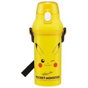 Water Bottle Pikachu Skater 480ml Made in Japan