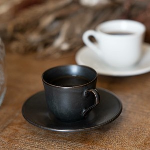 美浓烧 茶杯盘组/杯碟套装 浓缩咖啡杯盘 深山 西式餐具 日本制造