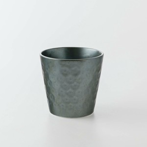 Mino ware Cup/Tumbler Flower black 8.5cm Made in Japan