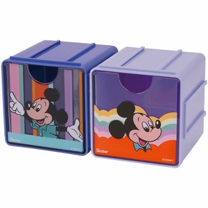 ジョイントキュービックコレクションケース 2P ディズニーレトロ/ミッキーマウス スケーターJQBC1