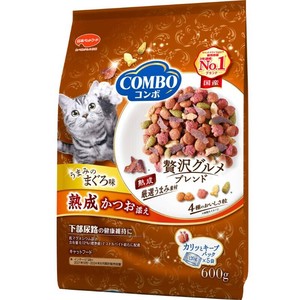 ［日本ペットフード］コンボ キャット まぐろ味・熟成かつお添え 600g
