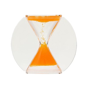 逆砂時計 GO-UP（ゴーアップ）ディスク　オレンジ / Reverse Hourglass