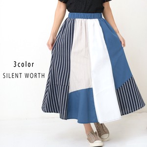 Skirt Color Palette Patchwork Stripe