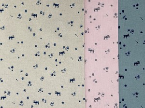 Cotton Fabric 3-colors Made in Japan