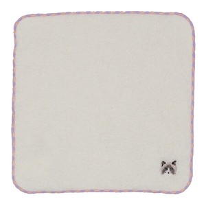 Gauze Handkerchief Embroidered Made in Japan