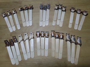 Planner/Notebook/Drawing Paper Wooden Owl Bookmarker