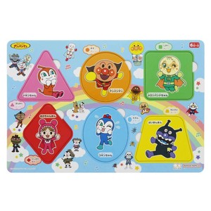 【知育玩具】アンパンマン ハッピーロッピーパズル6ピース ケース付きB4パズル かたち