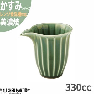 かすみ 緑 酒器  約330cc 美濃焼 約200g 日本製 光洋陶器  レンジ対応 食洗器対応