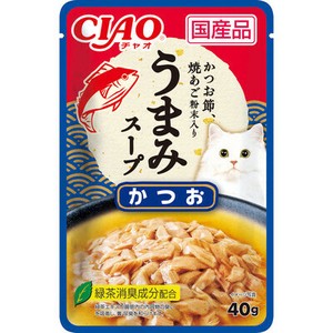 [いなばペットフード] 旨みスープ　パウチ　かつお　40g